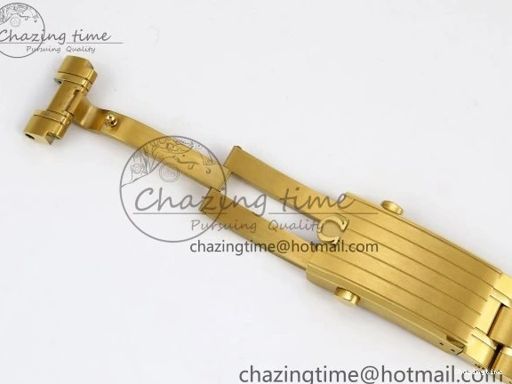 0204 Speedmaster YG RMF Best Edition YG Black Dial on YG Bracelet Lemania HW Durable 7725